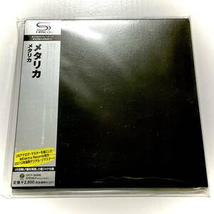 未開封　紙ジャケットCD　METALLICA　メタリカ　ブラック・アルバム　SHM-CD　UICY-94666　　　T017