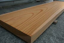 欅　けやき　ケヤキ　無垢材　棚板　テーブル　長さ111.6cm　幅26.4cm　厚み3.5cm_画像2