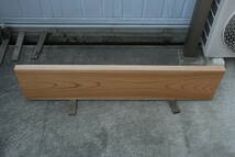 欅　けやき　ケヤキ　無垢材　棚板　テーブル　長さ111.6cm　幅26.4cm　厚み3.5cm_画像7