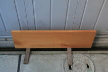 欅　けやき　ケヤキ　無垢材　テーブル　看板　彫刻材　長さ74.9cm　幅22.7cm　厚み2.4cm_画像8