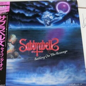 LP / Sabbrabells / Sailing On The Revenge / Nexus / K28P 630 / Japan / 1986 サイン色紙付き Heavy Metalの画像1