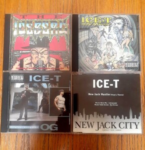 ☆送料無料 ICE-T 輸入盤 セット【THE ICEBERG】【OG】【HOME INVASION】シングル【NEW JACK HUSTLER】RHYME SYNDICATE・G-RAP・OLD SCHOOL