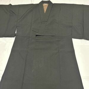 【改良服】黒 化繊 法衣 法要 葬儀 仏具 僧侶 装束 着物 袈裟 西浦法衣店