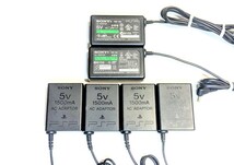 出力未確認・清掃済み・★SONY／純正 「PSP-380・100」5V1500mA・2000mA PSP用 充電器・ACアダプター 6個まとめてセット_画像1