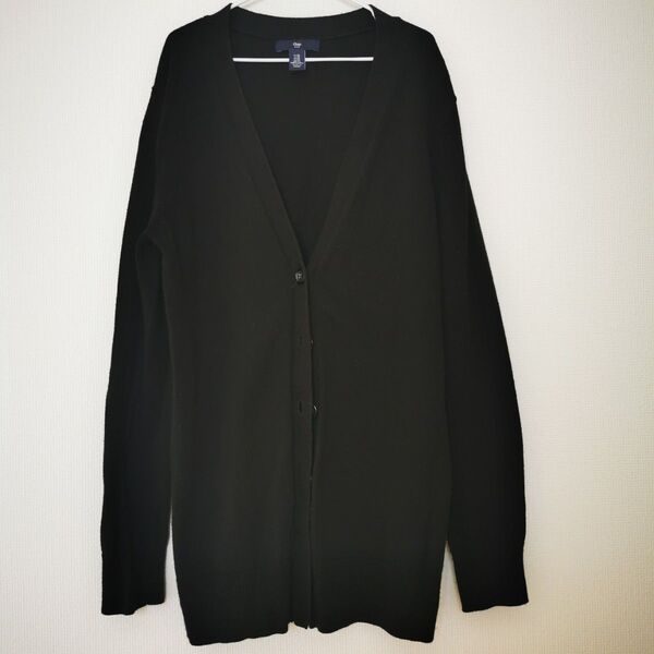 GAP XS 黒 ロングカーディガン ニット