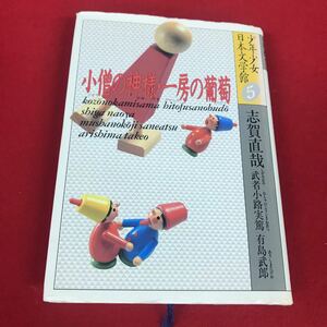 j-317 ※12 少年少女 日本文学館 5 志賀直哉 武者小路実篤 有島武郎 講談社