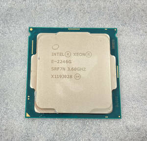 2個入荷　★Intel Xeon E-2246G SRF7N 3.60GHz★　動作品　