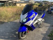 YAMAHA ヤマハ　TーMAX500 2型　SJ04J インジェクション　フロントダブルディスク　車検2024/4月まで　実働好調訳有　カスタム　天理市発_画像1