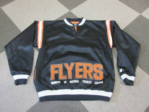 90s STARTER ダブルフェイス トレーナー L~XL NHL ホッケー フライヤーズ Flyers ヴィンテージ オールド ジャージ ヴィンテージ ジャケット