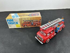 ◇A2373/1円～ブリキ【FIRE TRUCK ブリキの消防車 VOITUR DE POMPIERS】昭和レトロ