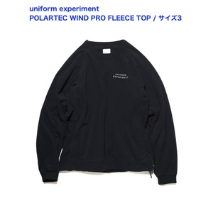 新品 uniform experiment 2022-2023 AW / POLARTEC WIND PRO FLEECE TOP / サイズ3 / ユニフォーム ポーラテック フリース fragment