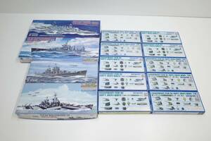 PG54C◆14点セット 現状品 WL ピットロード 1/700 CA-68 1943、1944、CA-38、 HOOD 1941、アメリカ海軍艦船装備 セット 他 未組立