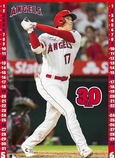 大谷翔平2024壁掛けカレンダー