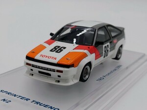 ★☆廃盤 ENIF エニフ TOYOTA トヨタ スプリンター トレノ N2 TRD プロモーション 1984 #86 ENIF0030 1/43★☆