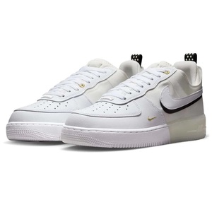 *NIKE AIR FORCE 1 REACT white / unbleached cloth / black 30.0cm Nike Air Force 1 rear ktoDQ7669-100