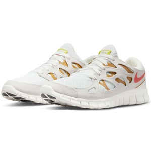 ☆NIKE WMNS FREE RUN 2 淡白/黄土/オレンジ 27.5cm ナイキ ウィメンズ フリー ラン 2 DM8915-102