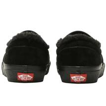 ☆VANS SLIP ON FUR 黒/黒 26.5cm バンズク スリッポン ファー ムートンブーツ調 V98CF FUR_画像5