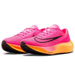 ☆NIKE ZOOM FLY 5 蛍光ピンク/オレンジ/黒 27.5cm ナイキ ズーム フライ 5 厚底 DM8968-600