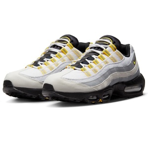 ☆NIKE AIR MAX 95 ESSENTIAL 白/黄/黒/灰 27.5cm ナイキ エア マックス 95 エッセンシャル DQ3982-100