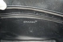 1円 美品 CHANEL シャネル マトラッセ 復刻 ショルダー トート バッグ ラムスキン デカ ココマーク レディース 黒色 シール カード あり_画像9