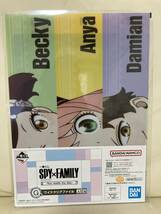 100スタ！！SPY×FAMILY 〜You made my day〜　G賞　ワイドクリアファイル　ダミアン　ベッキー　アーニャ　一番くじ_画像1