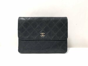 ★CHANEL　シャネル　ビコローレ　ポーチ　クラッチバッグ　ココマーク　中古★003110