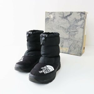 美品 メンズ ノースフェイス THE NORTHFACE NF51877 Nuptse Down Bootie ヌプシ ダウン ブーツ M/ブラック 27cm 【2400013571623】