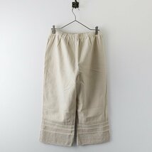 サマンサモスモス SM2 Samansa Mos2 1406678 【ETHICAL CRAFTS】リサイクルコットン裾レースペチパンツ F/ベージュ【2400013605816】_画像3