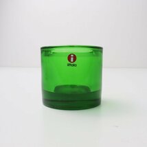 美品 iittala イッタラ marimekko マリメッコ Kivi キビ キャンドルホルダー/グリーン【2400013625876】_画像2