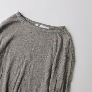 美品 2021SS アパルトモン L'Appartement Rib L/S T-SH/グレー リブTシャツ カットソー 定価1.7万-.【2400013631945】