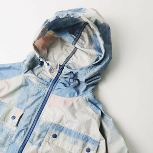 美品 アディダスバイステラマッカートニー adidas by Stella McCartney PARKA Printed ロングパーカー XS/ブルー【2400013604413】