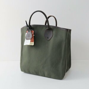 美品 保管品 クオリティー ガンスリップス QUALITY GUNSLIPS ショートハンドルトートバッグ M/カーキ キャバス TOTE BAG【2400013621250】