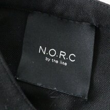 ノークバイザライン N.O.R.C by the line バンドカラーシャツワンピース 2/ブラック【2400013642859】_画像7