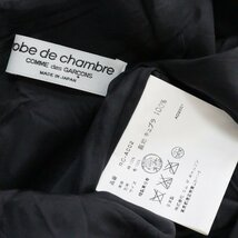 ローブドシャンブル コムデギャルソン robe de chambre COMME des GARCONS 千鳥切替 ベロア ノースリーブワンピース【2400013617895】_画像8