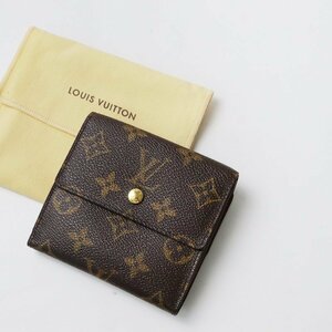 ルイヴィトン LOUIS VUITTON M61652 ポルトモネ ビエ カルトクレディ/モノグラム Wホック 折り財布 ウォレット【2400013638838】