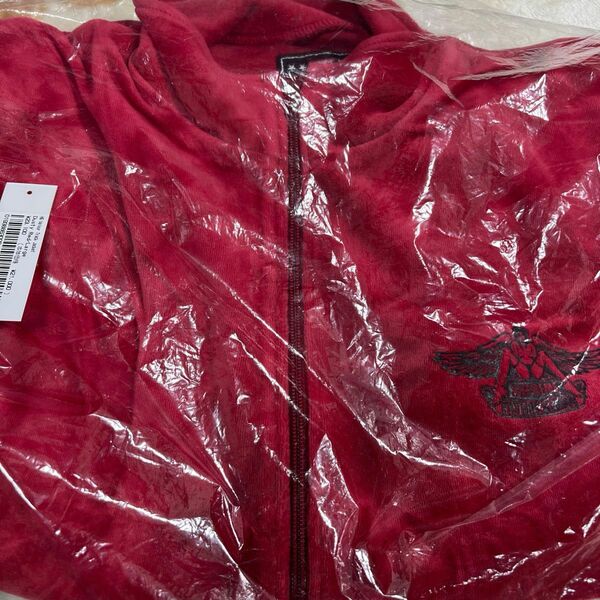 Supreme / HYSTERIC GLAMOUR Velour Track Jacket "Red" Large
