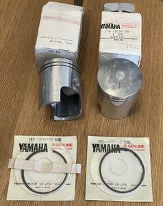 1円スタート！【レトロ！】YAMAHA ヤマハ YDS3 ピストン リング付き 1台分セット オーバーサイズ