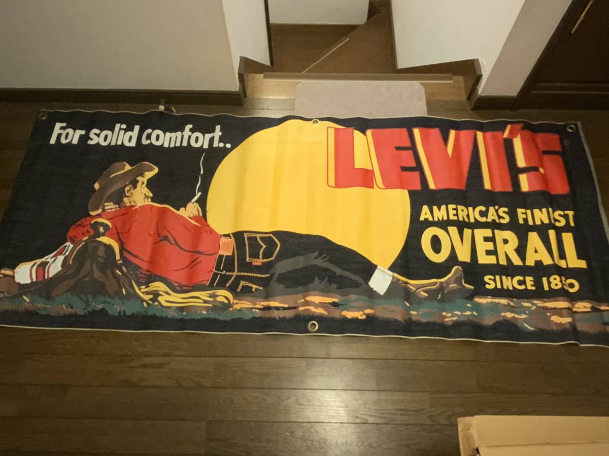 激レア Levi´s リーバイス 非売品 特大バナー 新品-