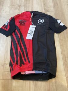 [ first come, first served!]Assos Mens Cape Epic XC EVO7 Jersey (Red/Black) Sasos new goods * unused goods 