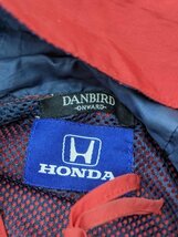 18．HONDA デカロゴ 企業ロゴ ホンダ レーシングジャケット ナイロンマウンテンパーカー メンズL相当 赤白金y204_画像5