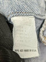 9．80s USA製 リーバイス LEVI'S ヴィンテージ 4th トラッカージャケット デニムジャケット Gジャン 90s メンズ相当 インディゴy302_画像5