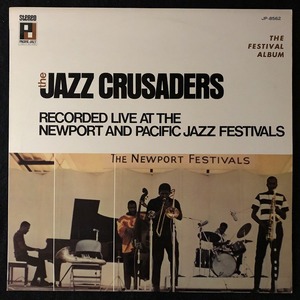 【赤盤・ペラジャケ】美品 プロモ 見本盤 / ジャズ・クルセーダース「THE FESTIVAL ALBUM」/ THE JAZZ CRUSADERS / レア盤