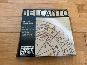 コントラバス　弦　ベルカント　BELCANTO　5弦セット（G線, D線, A線, E線, H線）未開封　長期保管品