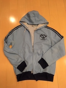 CLUB adidas джерси голубой ZIP поломка 