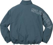 【美品】サイズXL シュプリーム SUPREME 23AW Spellout Embroidered Track Jacket Dark Blueトラックジャケット ジャケット ダークブルー_画像2