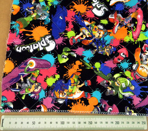 ★ スプラトゥーン ★ ハギレ キルティング 生地 ［50cm×70cm］