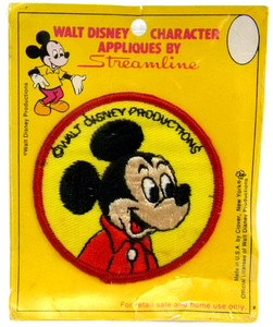 * Vintage Disney Minnie Mouse герой patch вышивка нашивка 