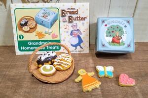 リーメント ぷちサンプル Bread&Butter ブレッド＆バター 1.Grandma’s Homemade Treats スイーツ クッキー ミニチュア ドールハウス かご