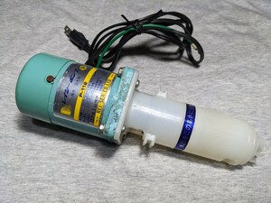 【ジャンク・難あり】REI-SEA レイシー たて型 ポンプ P-112 通電確認OK ！【海水での使用歴】