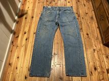 リーバイス 505 USA輸入　w34 デニムパンツ　100円スタート　売り切り　ひげ　古着　ジーンズ　(検501 517 ) Levi‘s_画像1